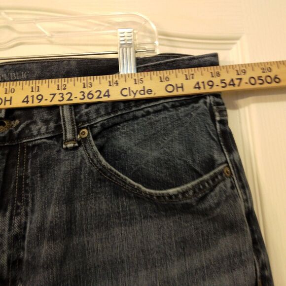 Banana Republic jeans mens 36x30 blue denim straight leg cotton medium wash - Picture 3 of 8